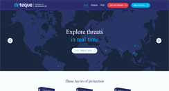 Desktop Screenshot of deteque.com